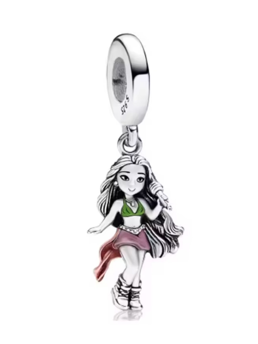 NWOT Disney Princess Moana Dangle Charm Sterling Silver 925
